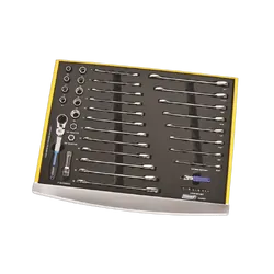 Kincrome Contour Extra-Wide Workshop Tool Kit 610 Piece 17 Drawer 42" Green