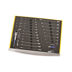 Kincrome Contour Extra-Wide Workshop Tool Kit 610 Piece 17 Drawer 42" Yellow