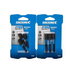 Kincrome Magnetic Nutsetter 5/16" Impact Bit 65mm 3 Piece
