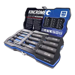 Kincrome Lok-On Deep Impact Socket Set 12 Piece 1/2" Drive