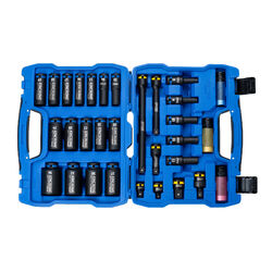Kincrome Deep Impact Socket Set 31 Piece 1/2" Drive - Metric
