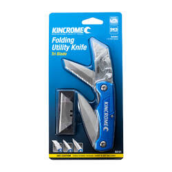 Kincrome Folding Utility Knife Tri Blade
