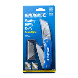 Kincrome Folding Utility Knife Twin Blade