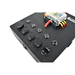 Small DC Control Box with Hard Korr 25a DCDC & Wiring Kit