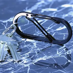 Bico Australia Keysafe Oval Carabiner Keyring Black