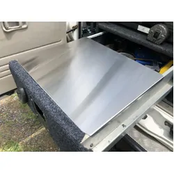 Stainless Steel Drawer Table Top to suit Titan, ARB, Dobinsons & RVSS [440mm Wide] [1 Table]