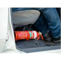 Fire Extinguisher Seat Mount to suit Toyota LandCruiser LC76 & 79 Dual Cab [RHS Driver AU]
