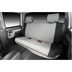 MSA Second Row Full Width Bench - MSA Premium Canvas Seat Covers To Suit Toyota Landcruiser 79 Series - Single, Dual Cab, Gx, Gxl, Workmate 08/12 To 0
