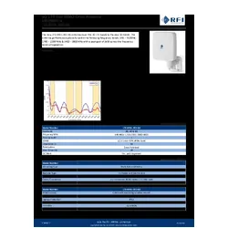 RFI 5G LTE 2x2 MIMO Omni-Directional Antenna (698-3800 MHz); 2x5m 2xSMA(M)