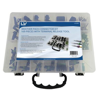 Weather Pack Connector Kit With Removal Tool 169 Pcs