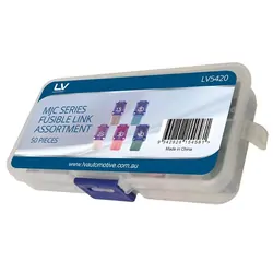 Mjc Series Fusible Link Kit 50 Assortment 50 Pcs 15A, 20A, 25A, 30A, 40A X 10Pc