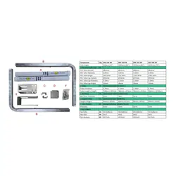 Oceansouth Boat Trailer Guide Poles (Regular Tube Mount) 1875mm