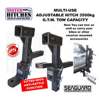 Adjustable Ball Mount Multi-Use With Top Receiver For Bike Carrier Etc