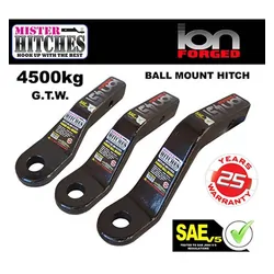 Forged Ball Mount 2 Drop 4.5T Gtw 1 1/4" Ball Hole 224mm Length