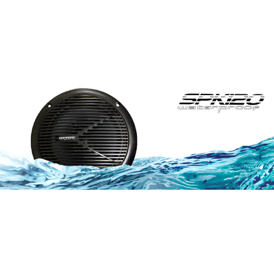 Majestic SPK120B 6 Inch Single Cone Marine RV Outdoor Waterproof Speakers