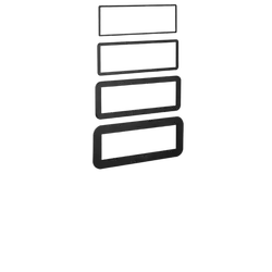 Universal Trim Rings (4) .125/.250/.500/.750 Inch (Sd)