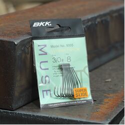 BKK Muse Worm Hook - #1 - 9 Per Pack
