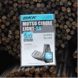 BKK SS Mutsu Circle Light Hooks - #1 - 10 Per Pack