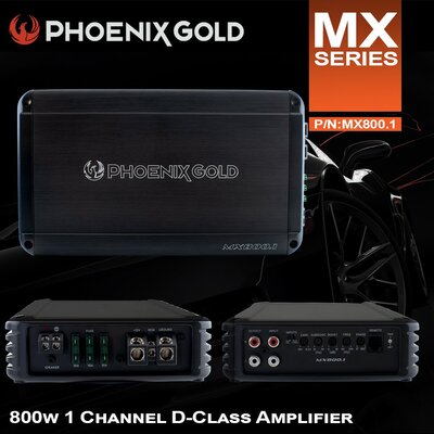 Phoenix Gold Mx Series Monoblock, 800 Watt - Class D
