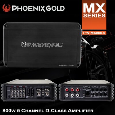 Phoenix Gold Mx Series 5 Channel, 800 Watt - Full Range Class D