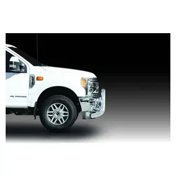 ECB 100mm Nudge Bar to Suit Ford F250 Super Duty EX LTD MY17-Onwards Black Ripple