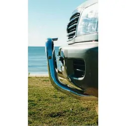 ECB 76mm Nudge Bar to Suit Toyota Landcruiser 100 Series IFS 04/98 to 10/07 Polished