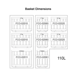 National Luna 110lt Fridge 2 Door Dual Thermostat Stainless Steel