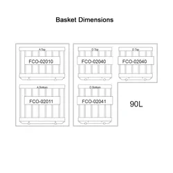 National Luna 90lt Fridge Dual Thermostat Stainless Steel