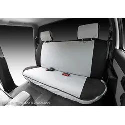 Msa Premium Canvas Seat Covers To Suit Nissan Navara D23 (Np300) Sl / St / Stx Series 3 01/18-To-Current Rear Bench, 2 Headrests