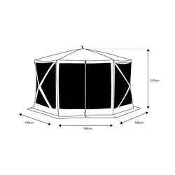Oztent Screen House Hex Walls