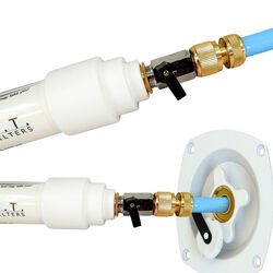 Flat Out Shut-Off Valve For Tank Filling Snap-On