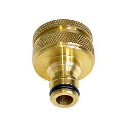 Flat Out Tap Adaptor: 3/4" & 1" Snap-On Brass