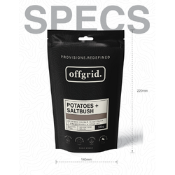 OFFGRID PROVISIONS Saltbush Potatoes - Heat & Eat Meal