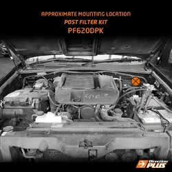 Fuel Manager Post-Filter Kit To Suit Toyota Prado 120 Series 1Kd-Ftv (3.0L 4Cyl) 2003 - 2009