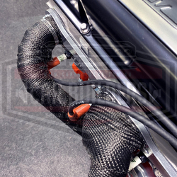 Car Builders Premium Black Titanium Exhaust Header Wrap - 50mm x 15m