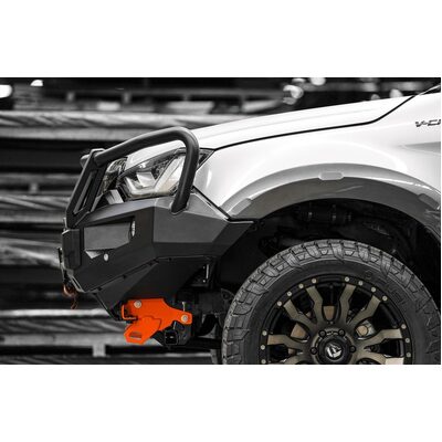Piak Elite No Loop To Suit Hilux 2020 Onwards With Black Recovery Points and Black Under Body Protection