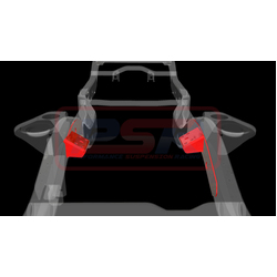 Performance Suspension Racing Nissan Patrol GQ-GU Chassis Side Weld On HD Engine Mounts (Suits OE 4 bolt mount only or HD engine mount)