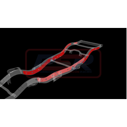 Performance Suspension Racing Nissan Patrol GQ-GU Chassis Bracing Wagon Long Arm Internal-External (Engine mount to tow bar)