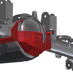 Performance Suspension Racing Nissan Patrol GQ-GU Rear Diff Center Guard (Bolt on) (H233)