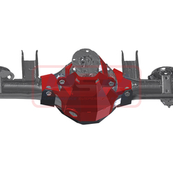 Performance Suspension Racing Nissan Patrol GQ-GU Rear Pinion Guard (Bolt on) (H233)