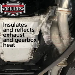 Car Builders Peel & Stick Heat Shield 500mm x 400mm