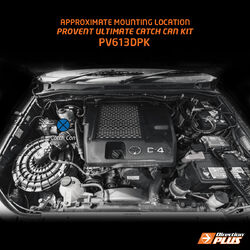 Directions Plus ProVent Ultimate Catch Can Kit to suit Toyota Hilux N70 (PV613DPK)