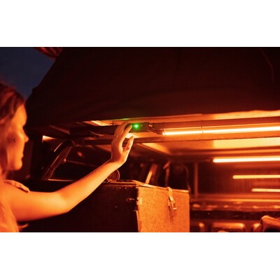 Hard Korr 25cm Super Bright LED Light Bar Orange/White Diffuser