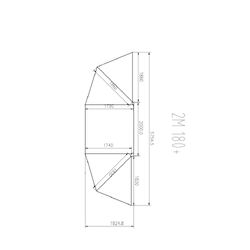 Rugged 4x4 Platinum 2m 180 Semi-auto Opening (Fabric UVE95+%)