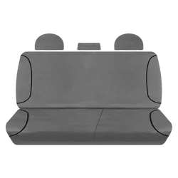 Tuff Terrain Canvas Black Seat Covers to Suit Isuzu D-Max Dual Cab 4X4 SX 14-2020 FRONT/REAR