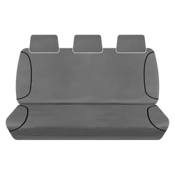 Tuff Terrain Canvas Black Seat Covers to Suit Ford Ranger PX Dual Cab All Badges