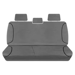 Tuff Terrain Canvas Grey Seat Covers to Suit Volkswagen Amarok All Badges (Ex. Ultimate) 2011-2022 REAR