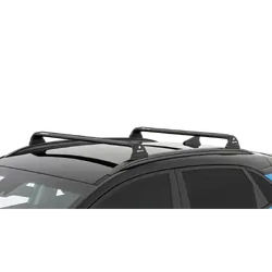 Rhino Rack Vortex Rvp Black 2 Bar Roof Rack For Hyundai Kona Gen1 5Dr Suv With Flush Rails 09/18 On