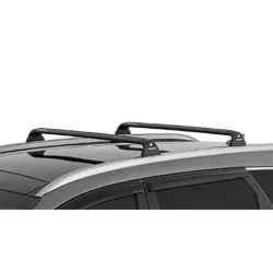 Rhino Rack Vortex Rvp Black 2 Bar Roof Rack For Hyundai Santa Fe Gen4, Tm 5Dr Suv With Flush Rails 07/18 On