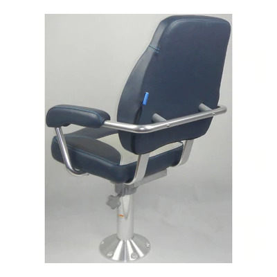 Mini-Mojo Deluxe Helm Seat - Dark Blue With White Contrast